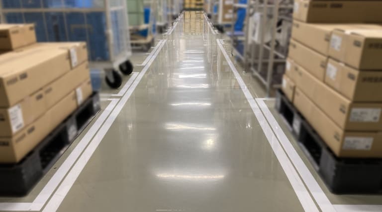 ビバ製品を使用した倉庫のイメージ